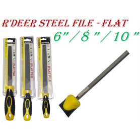 ARROW STEEL FILE C/W HANDLE - FLAT ( 6"/8"/10" )
