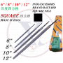 INDIA SCISSORS BRAND BASTARD SQUARE FILE (6"/8"/10"/12")