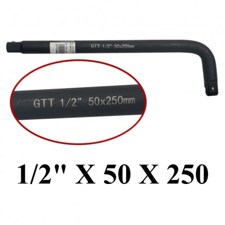 GTT IMPACT L-HANDLE (BLACK) (1/2" X 50 X 250)