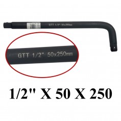 GTT IMPACT L-HANDLE (BLACK) (1/2" X 50 X 250)