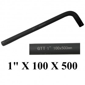 GTT IMPACT L-HANDLE (BLACK) (1" X 100 X 500)