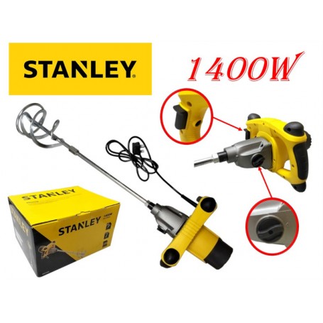 STANLEY CORDED MUD MIXER 1400W 480-800RPM 3.5KG ( 2 SPEED ) SDR1400