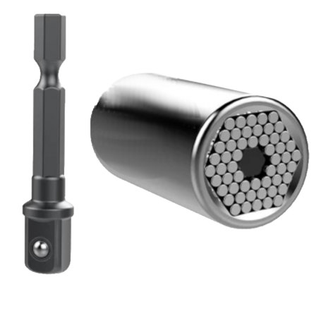 MDSI MULTI FUNCTION SOCKET WITH 1/2" ADAPTOR (MD-06118 - 7-19mm)