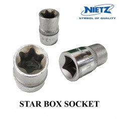NIETZ 1/2" TORX E-SOCKET - STAR BOX SOCKET (E10 - E20)
