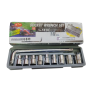 MLG BOX SOCKET SET - 10pcs 8mm-21mm (1/2" - 1810)