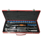 MLG-TOOL CR-V BOX SOCKET SET MLG-6203 (1/2" X 24pcs)