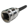 NIETZ LONG HEX BIT SOCKET (1/2"DR X M4 - M14)