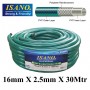 ISANO GREEN BRAIDED GARDEN HOSE - 2530GH (16mm X 2.5mm X 30Mtr)