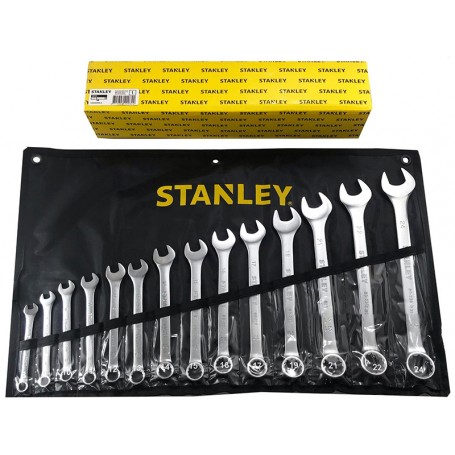 STANLEY 8-24mm CARBON STEEL COMBINATION SET (14pcs - 80-946)