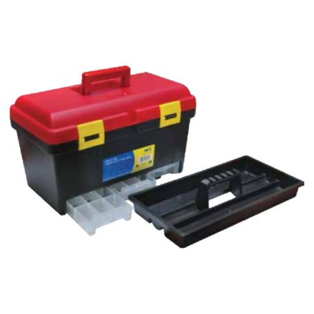 NIETZ 185 POWER TOOLS BOX WITH ORGANIZER - 3LAYER (445 X 241 X 265mm)