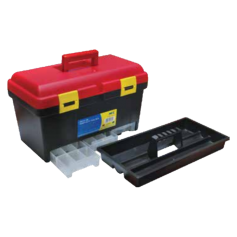 NIETZ 185 POWER TOOLS BOX WITH ORGANIZER - 3LAYER (445 X 241 X 265mm)