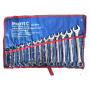 PROTEC CHROME COMBINATION WRENCH SET - MM (8-32 mm - 14PCS)