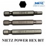 NIETZ POWER HEX BIT (4 / 5 / 6mm X 50mm)