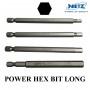 NIETZ POWER HEX BIT LONG (4 / 5 / 6 / 8mm X 100mm)