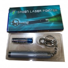 YL GREEN LASER POINTER WITH KEY HOOK (SHORT)