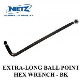 NIETZ EXTRA-LONG BALL POINT HEX WRENCH - BK (1.5mm -10.0mm)