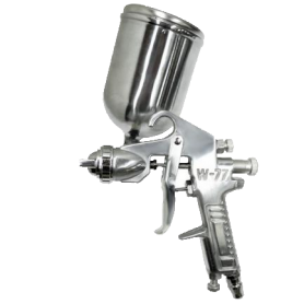 KINKI PAINT AIR SPRAY GUN C/W CUP 400CC GRAVITY (W-77G) 1.5, 2.0mm