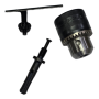 TUTEN KEY TYPE DRILL CHUCK WITH ADAPTOR (13mm X 3/8"UNF)