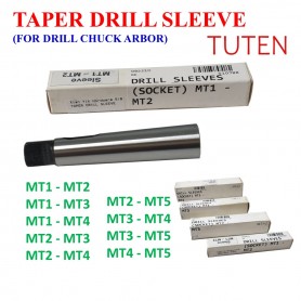 TAPER DRILL SLEEVE (FOR DRILL CHUCK ARBOR)