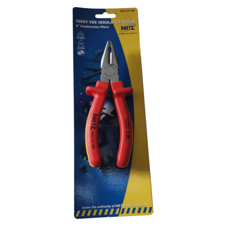 NIETZ LINESMAN PLIER DOUBLE COLOUR (6" - 8")