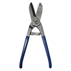 NIETZ MEDIUM DUTY TINMAN SNIP BLUE HANDLE (543-19-012) 12"