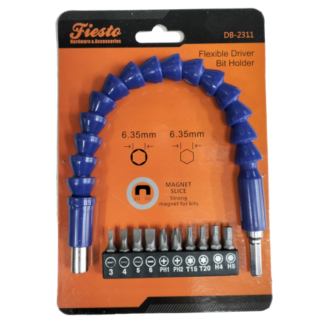 FIESTO UNIVERSAL SCREWDRIVER HEAD 11PCS (DB-2311)