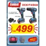 DONGCHENG COMBO KIT 21V X 2.0Ah CORDLESS BRUSHLESS DCJZ2040AM+DCPL165Z (DCKIT48AM)