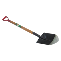 CHINA WOOD HANDLE SHOVEL (POINTED, FLAT)