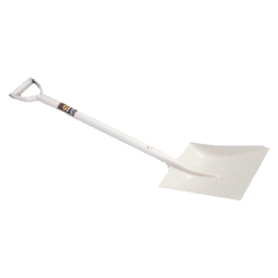 SHOVEL WITH STEEL HANDLE (FLAT, POINTED)