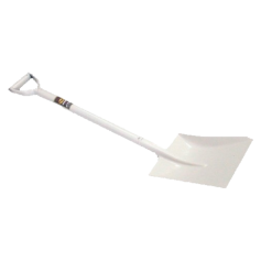 SHOVEL WITH STEEL HANDLE (FLAT, POINTED)