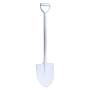 SHOVEL WITH STEEL HANDLE (FLAT, POINTED)