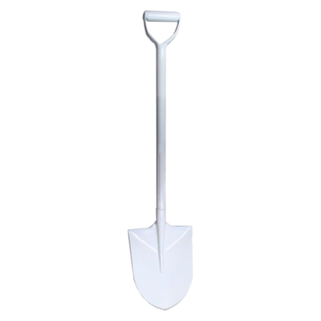 SHOVEL WITH STEEL HANDLE (FLAT, POINTED)