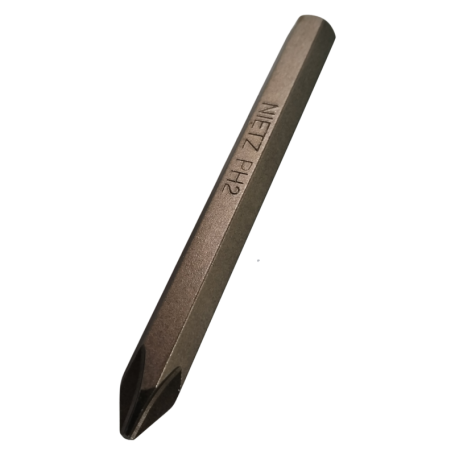 NIETZ HEAVY DUTY IMPACT DRIVER BIT - (PH2 PH3 X 80)