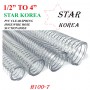 PVC CLEAR SPRING HOSE WIRE HOSE SUCTION HOSE Thickness (1/2" - 4")