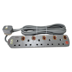 ProSMK TRAILING SOCKET WITH 5Mtr CABLE (SURGE PROTECTOR, BLISTER PCK, SIRIM)