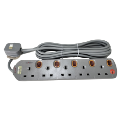 ProSMK TRAILING SOCKET WITH 5Mtr CABLE (SURGE PROTECTOR, BLISTER PCK, SIRIM)