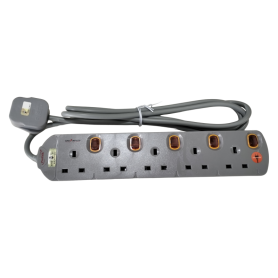 ProSMK TRAILING SOCKET WITH 2Mtr CABLE (SURGE PROTECTOR, BLISTER PCK, SIRIM)