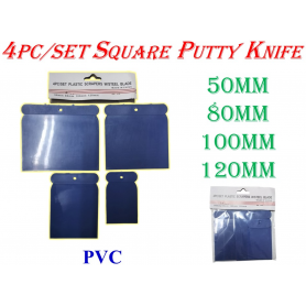 SQUARE PUTTY KNIFE - PVC (4pcs)