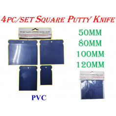 SQUARE PUTTY KNIFE - PVC (4pcs)