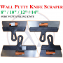 ABTOOLS 58110 WIDE PUTTY FILLING KINFE / WALL PUTTY KNIFE SCRAPER (8", 10", 12", 14")