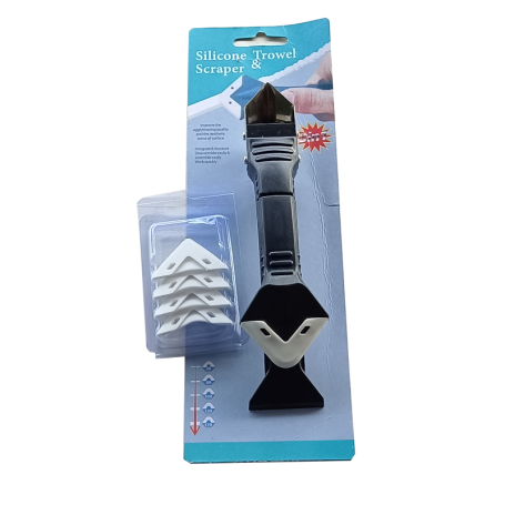 SILICONE TROWEL & SCRAPEREDUCING SILICONE SCRAPER (3 IN 1)