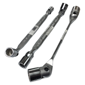 KINGTOYO DOUBLE END FLEXIBLE SOCKET WRENCH (8mm - 19mm)