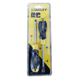 STANLEY CUSHION GRIP 2 PIECE SCREWDRIVER SET (66-670)