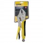 STANLEY LOCKING PLIER BI-MATERIAL - CURVED JAW (10" 84-369)