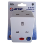 ProSMK KSE 940N 13A 3WAY ADAPTOR C/W NEON - SIRIM (3G X 1W)