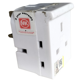 MK692WHI 3WAY ADAPTOR (MK-692 13AMP)