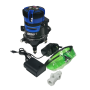 SET- AKAIDO ALLBOL-5G GREEN LASER LEVER 5LINE 4V1H1D C/W TRIPOD BT-12