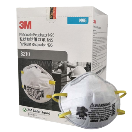 3M 8210 N95 DUST RESPIRATOR - 3M 8210 N95