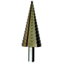 FIESTO HSS TIATANIUMNITRIDE COATED STEP DRILL - 5 STEP (4mm - 12mm)