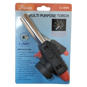 FIESTO MULTI PURPOSE GAS TORCH 1300°C (BLACK COLOUR) (XJ-8088)